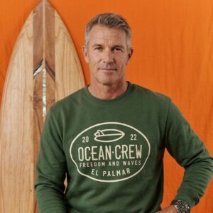 Sudadera Ocean Crew Clásica - Edición Verde Bosque