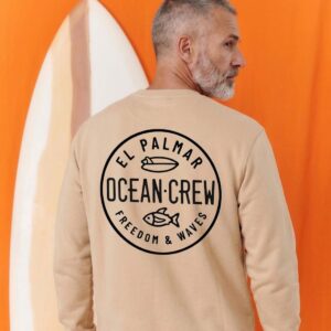 Sudadera Ocean Crew "Freedom & Waves" - Edición ArenaS